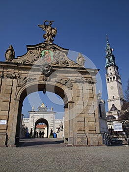 Gate to the shrine of Jasna Gora in Czestochowa