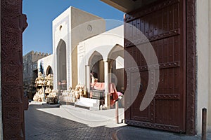 Gate to the souk, Nizwa, Oman