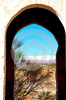 gate in todra gorge morocco africa and