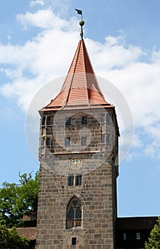 Gate Tower (Tiergartnertor) in Nuremberg