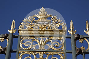 Gate at Tuileries Gardens - Jardin des Tuileries; Place de la Concorde Square; Paris