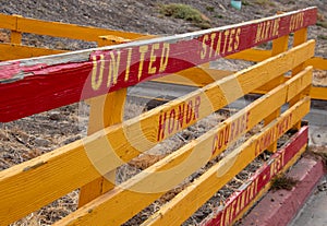 A Gate at a US Marines Facilty in California