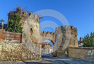 Gate in wall, Signagi, Georgia