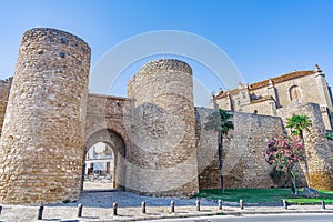 Gate and walls of the medieval city