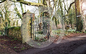 Gated Entrance to a private property