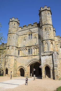 Gatehouse of Battle Abbey in Sussex