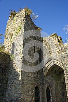 Gatehouse of medieval walled enclosure