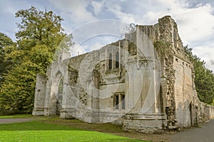 The gatehouse of Ramsey Abbey