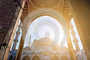 The gates of the Blue Mosque Turkey Istanbul