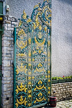 Gates in Honfleur, Normandy, France