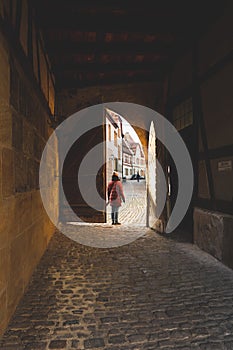 Gates of the Michelsberg monastery, Bamberg, Germany photo