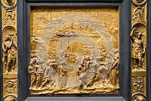 Gates of Paradise relief sculpture