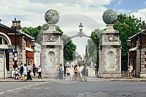 Gates to the Old Royal Naval College, Greenwich