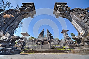 Gates to Pura Besakih Balinese temple