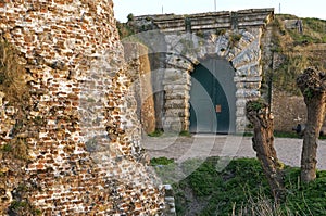 Gateway ancient sea fort Rammekens, Netherlands