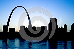 Gateway Arch St. Louis Missouri Skyline photo