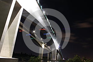 Gateway Bridge in Brisbane, Queensland Australia