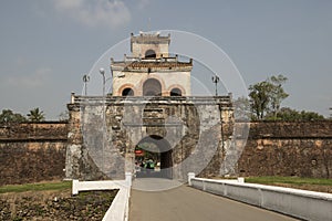 Gateway in the Forbidden Purple City in Hue, Vietnam.