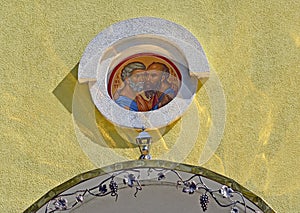 Gateway icon of Church of the Holy Apostles Peter and Paul. Zheleznodorozhnyj, Kaliningrad region