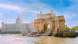 Gateway of India along with Taj, ndia Mumbai