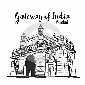 Gateway of india Mumbai Maharashtra imdia sketch photo