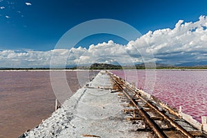 Gateway between the lakes in The salt production