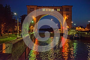 Gateway on Moscow Canal, Russia