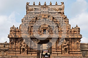 Gateway to the 11th century temple at Tanjore, India