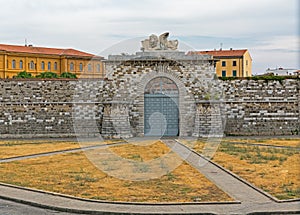 Gateway to the Big Port of Livorno, Italy