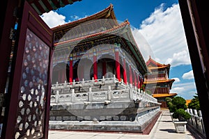 Gateway to Chinese temple