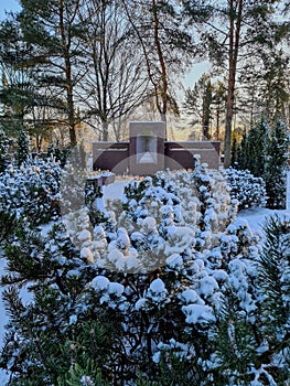 The gateway to Eternity - memorial to relatives buried elsewhere