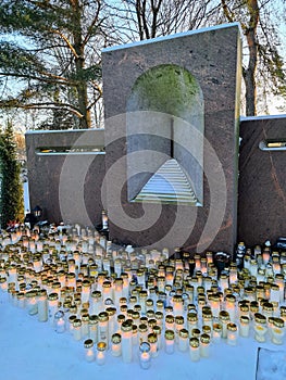 The gateway to Eternity - memorial to relatives buried elsewhere