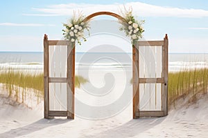 Gateway to Forever: Beachside Nuptials.