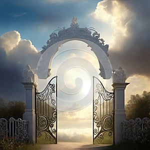 gateway to heaven illustration