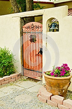 Gateway to Spanish courtyard