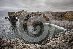 Gatklettur - Arch Rock in Arnarstapi West Iceland photo