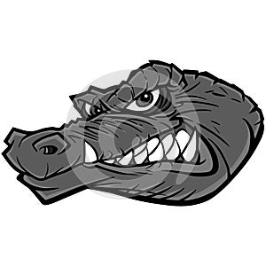 Gator Mascot Illustration