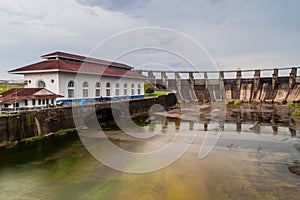 Gatun dam and power generating station building, Pana