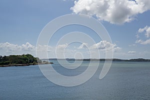 Gatun Lake in Panama Canal photo