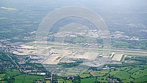 Gatwick Airport, aerial view