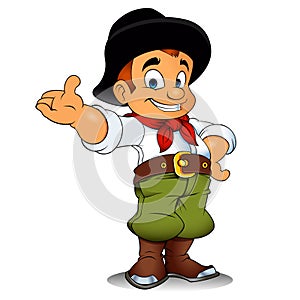 Gaucho cowboy cartoon photo