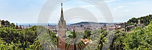 Gaudi house in Park Guell