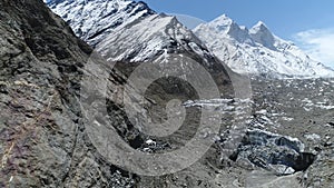 Gaumukh Uttarakhand, India Gomukh is the terminus or snout of the Gangotri Glacier & the source of the Bhagirathi River.