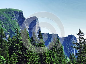 Gauschla peak in the Appenzell Alps mountain range