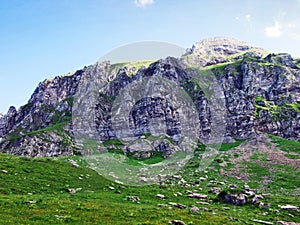 Gauschla peak in the Appenzell Alps mountain range