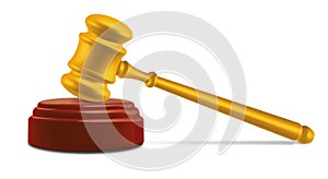 Gavel on anvil