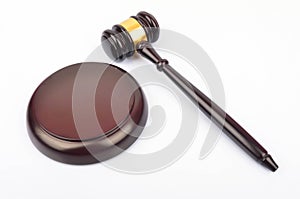 gavel or judge hammer concept