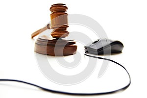 Gavel and mouse