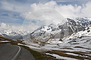 Gavia Pass, Dolomites, Alps, Italy