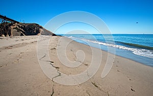 Gaviota Beach on the central coast of California USA